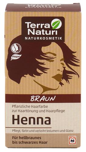 Terra Naturi Henna Pflanzliche Haarfarbe, braun