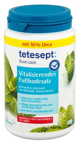 Tetesept Foot Care Vitalisierendes Fußbadesalz mit 10 % Urea