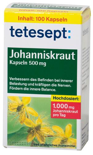 Tetesept Johanniskraut Kapseln 500 mg