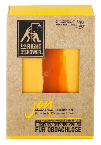 The Right To Shower Joy Mandarine + Geißblatt 3-in-1 Seife