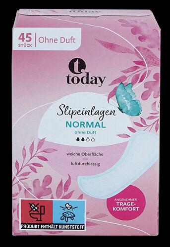 Today Slipeinlagen, Normal, ohne Duft, 45 Stück