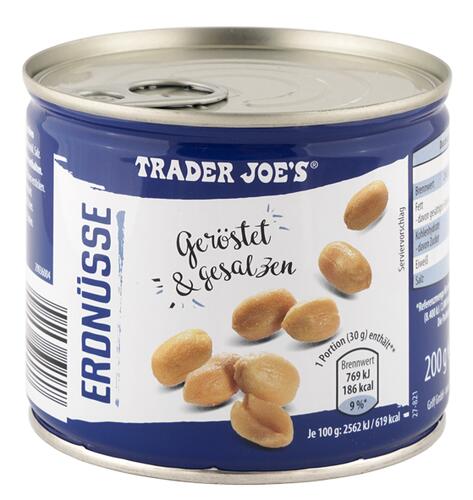 Trader Joe's Erdnüsse geröstet & gesalzen
