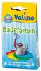 Valino Badefarben, blau, gelb und rot