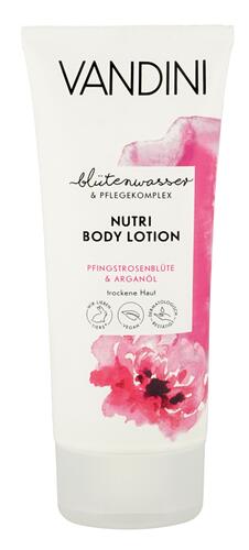 Vandini Blütenwasser Nutri Body Lotion, trockene Haut Vandini Blütenwasser Nutri Body Lotion, trockene Haut