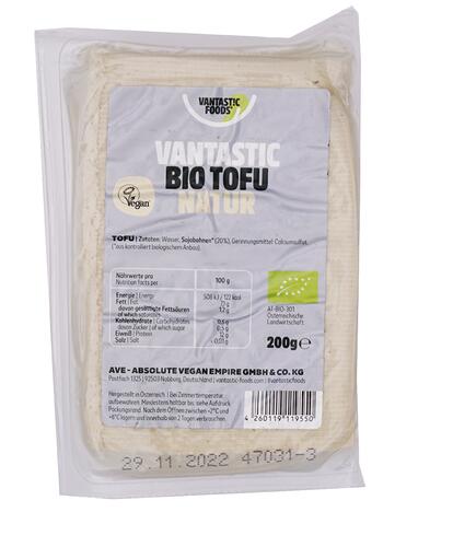Vantastic Foods Bio Tofu Natur