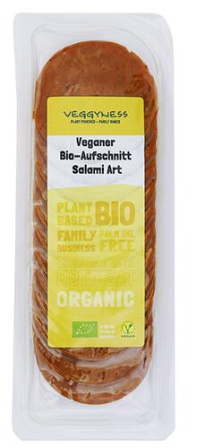 Veggyness Veganer Bio-Aufschnitt Salami Art