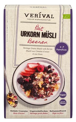 Verival Bio Urkorn Müsli Beeren