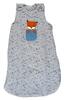 Vertbaudet Ärmelloser Baby Schlafsack Baby Fox, grau meliert Vertbaudet Ärmelloser Baby Schlafsack Baby Fox, grau meliert