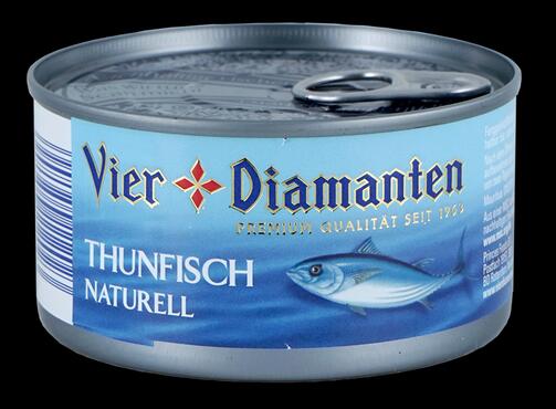 Vier Diamanten Thunfisch Naturell
