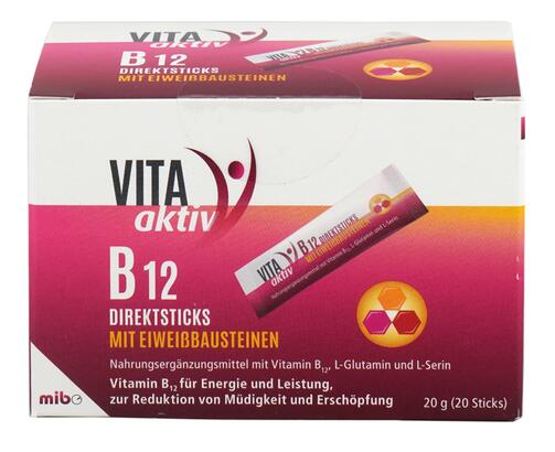 Vita Aktiv B12 Direktsticks mit Eiweißbausteinen