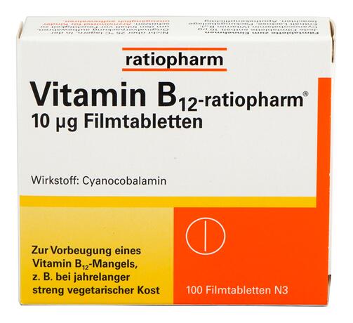 Vitamin B12-Ratiopharm 10 µg, Tabletten