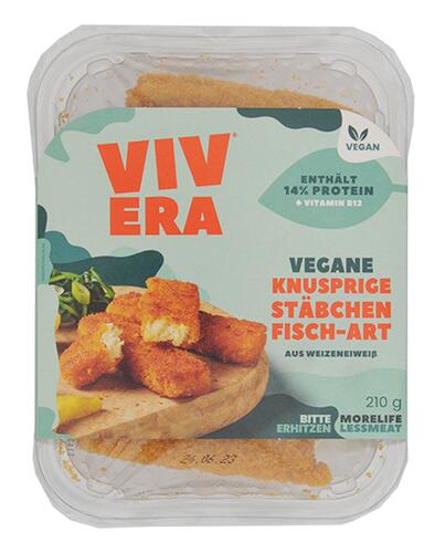 Vivera Vegane knusprige Stäbchen Fisch-Art