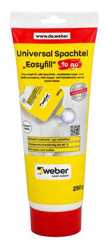 Weber Universal Spachtel "Easyfill" "To Go", Innen und Außen