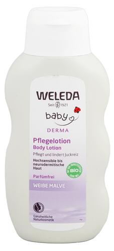 Weleda Baby Derma Pflegelotion Weiße Malve