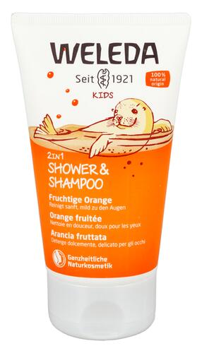 Weleda Kids 2in1 Shower & Shampoo Fruchtige Orange