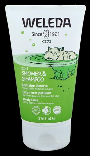 Weleda Kids 2in1 Shower & Shampoo spritzige Limette