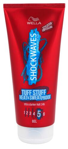 Wella Shockwaves Tuff Stuff Heat & Sweat Proof Gel, 5