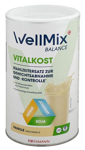 WellMix Balance Vitalkost Vanille Geschmack