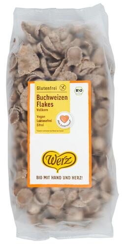 Werz Glutenfrei Buchweizen Flakes Vollkorn, ohne Zuckerzusat