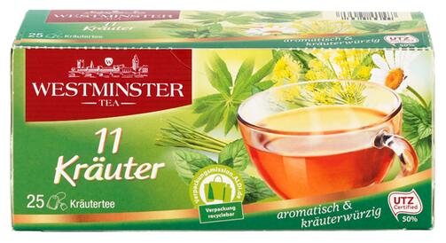 Westminster Tea 11 Kräuter, 25 Beutel