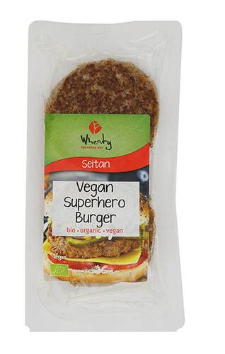 Wheaty Seitan Vegan Superhero Burger