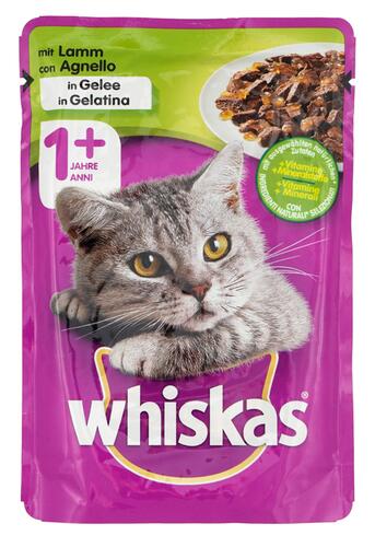 Whiskas mit Lamm in Gelee 1+