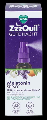 Wick ZzzQuil Gute Nacht Melatonin Spray, Lavendel-Orange