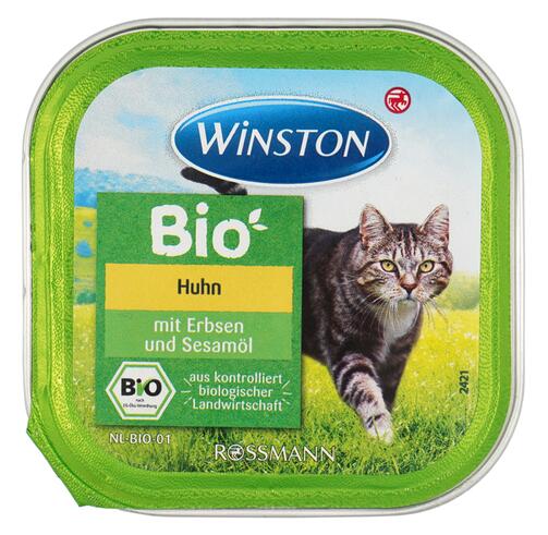 Winston Bio Huhn mit Erbsen und Sesamöl