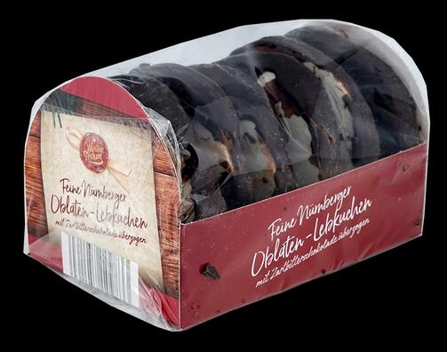 Wintertraum Feine Nürnberger Oblaten-Lebkuchen, mit Zartbitterschokolade, g.g.A.