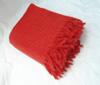 Wohndecke Mohair Flecos, rot, 130 x 170 cm