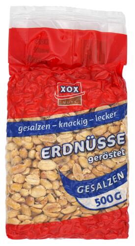 XOX Erdnüsse geröstet gesalzen