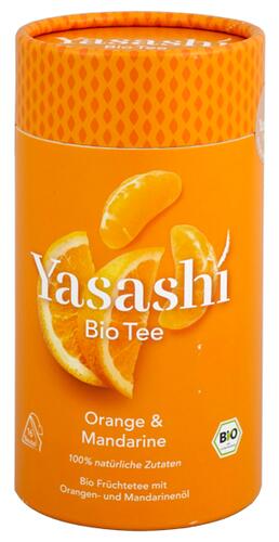 Yasashi Bio Tee Orange & Mandarine Früchtetee, Beutel
