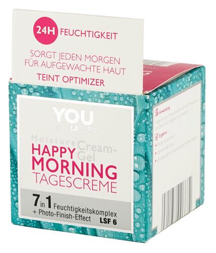You Lacura Moisture Cream-Gel Happy Morning Tagescreme You Lacura Moisture Cream-Gel Happy Morning Tagescreme