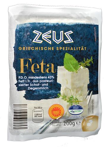 Zeus Feta Griechische Spezialität