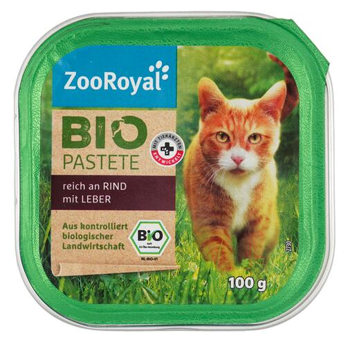 Zoo Royal Bio Pastete reich an Rind mit Leber