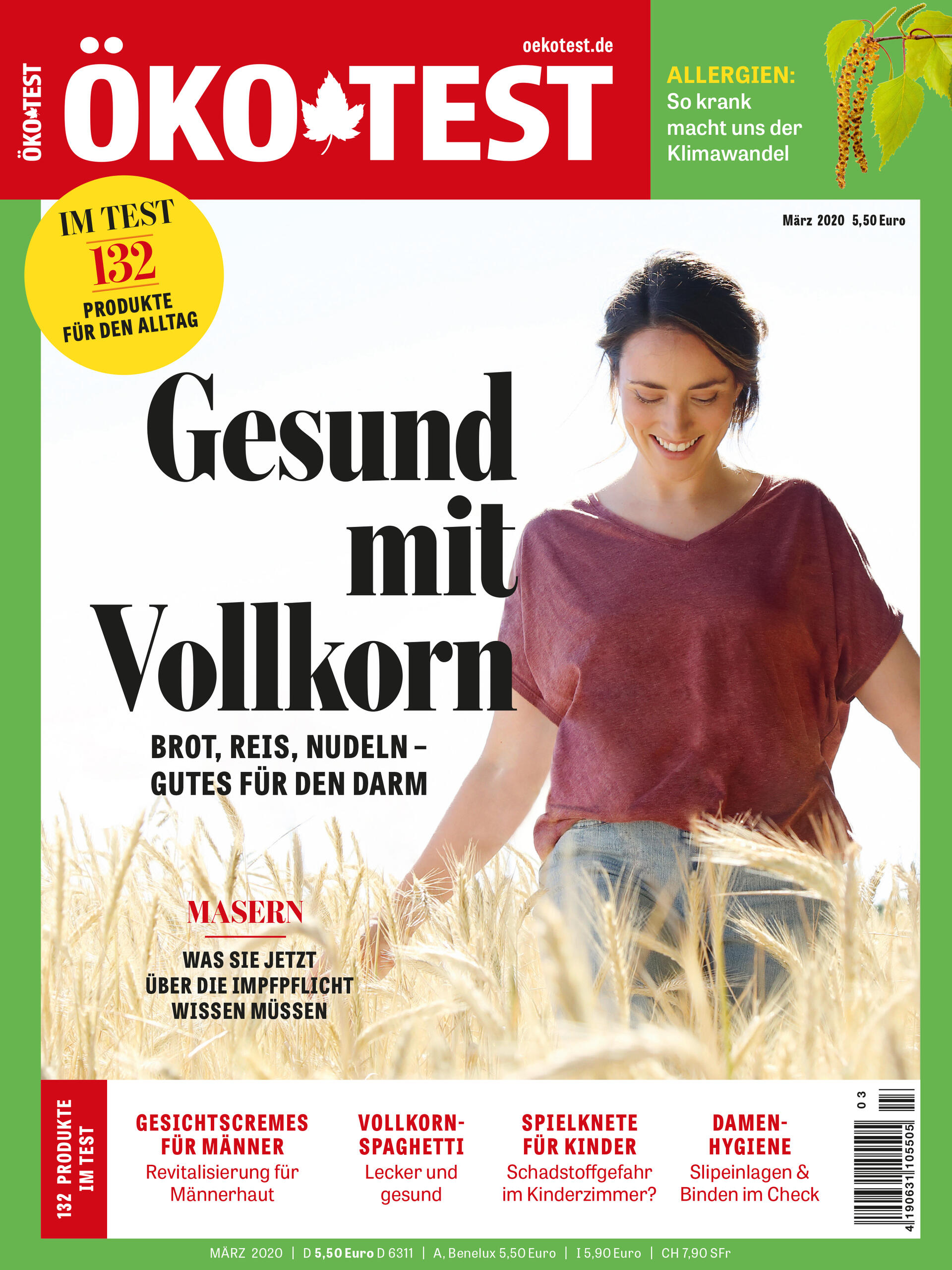 Magazin März 2020: Gesund mit Vollkorn Magazin März 2020: Gesund mit Vollkorn