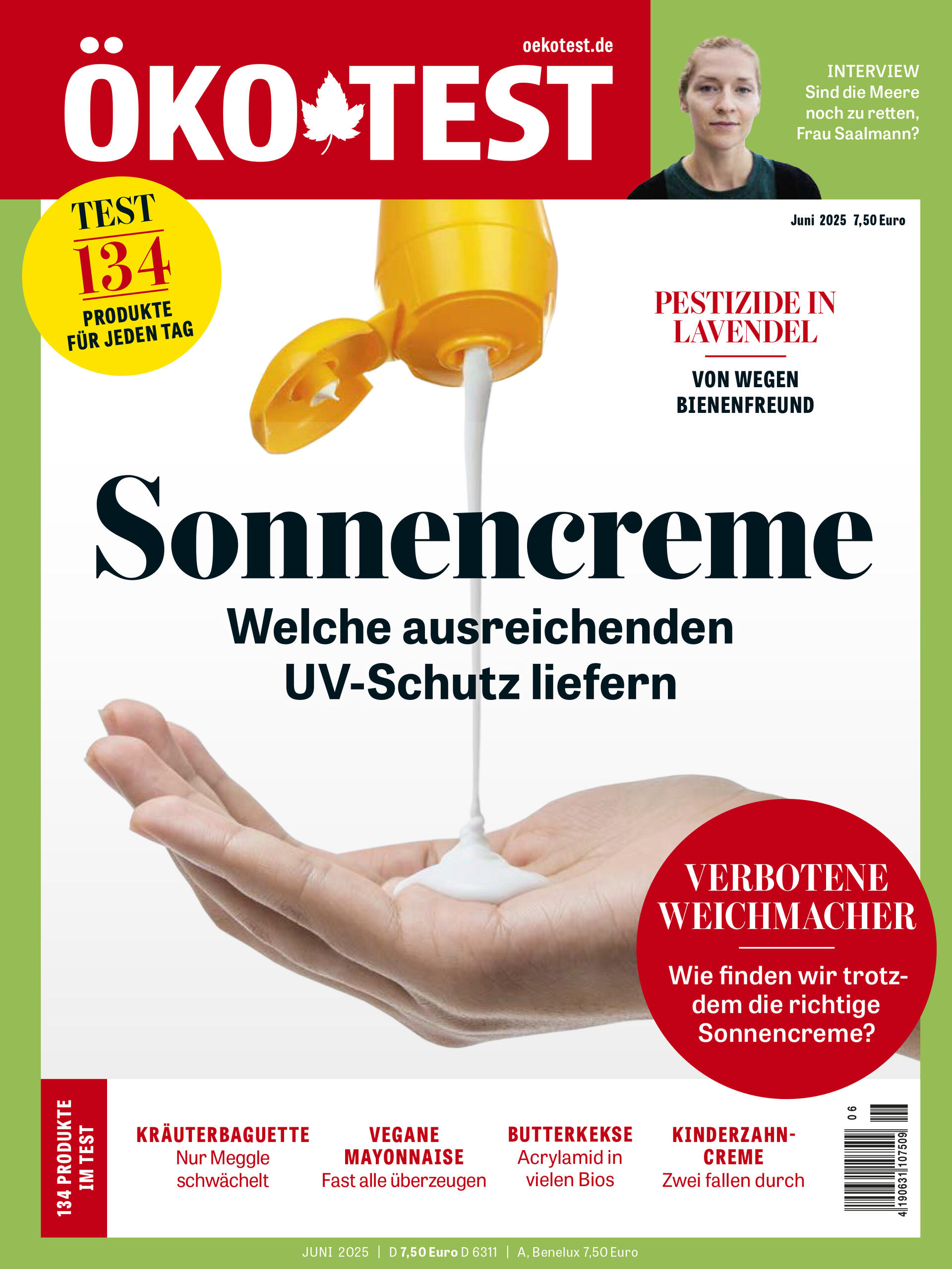 Magazin Juni 2025: Sonnencreme Magazin Juni 2025: Sonnencreme