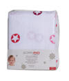 Bornino Mullwindeln vorgewaschen 2er-Pack, pink/weiß Bornino Mullwindeln vorgewaschen 2er-Pack, pink/weiß