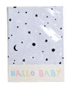 Hallo Baby Bettwäsche "Sterne und Mond", blau/weiß Hallo Baby Bettwäsche "Sterne und Mond", blau/weiß
