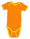 Jako-O Baby-Body Halbarm, hellorange/maisgelb Jako-O Baby-Body Halbarm, hellorange/maisgelb