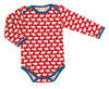 Loud & Proud Baby-Body Langarm, rot mit Eisbären Loud & Proud Baby-Body Langarm, rot mit Eisbären