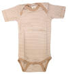 Living Crafts Body, kurzarm, haselnuss gestreift Living Crafts Body, kurzarm, haselnuss gestreift