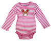 Frugi Organic Cotton Lerryn Body, rosa-weiß gestreift, Maus Frugi Organic Cotton Lerryn Body, rosa-weiß gestreift, Maus