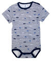 Sanetta Body 1/2, blau-weiß gestreift mit Autos Sanetta Body 1/2, blau-weiß gestreift mit Autos