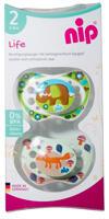 Nip Life mit kiefergerechtem Saugteil, 2, Elefant/Fuchs Nip Life mit kiefergerechtem Saugteil, 2, Elefant/Fuchs
