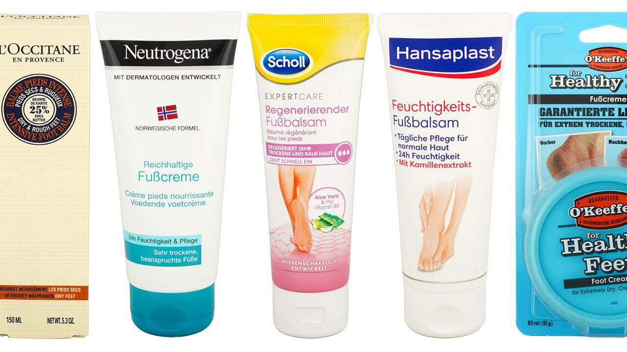 Fußcreme und Fußbalsam: Bekannte Marken fallen im Test durch
