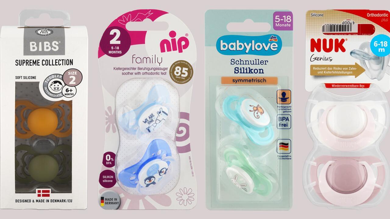 Baby-Schnuller im Test: So gut sind Babylove, Nuck und Co.
