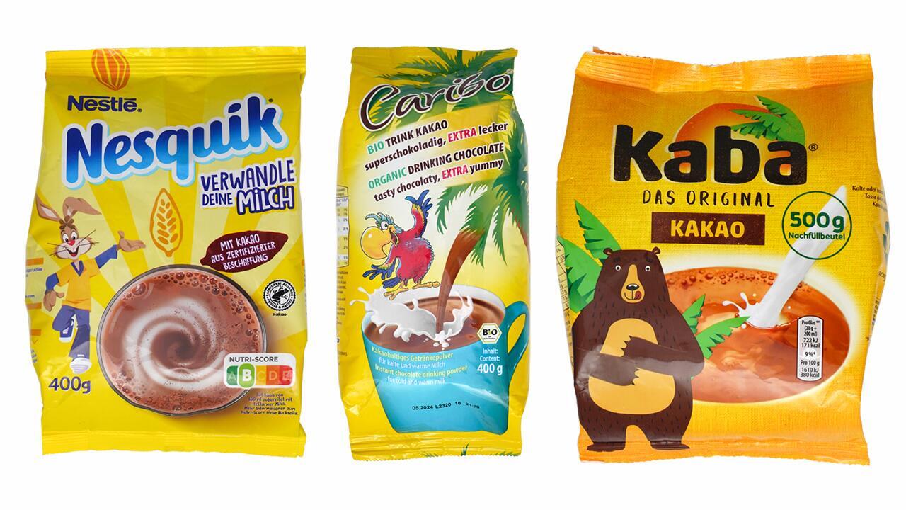 Kakao im Test: Nesquik, Kaba und Caribo Bio sind Testverlierer