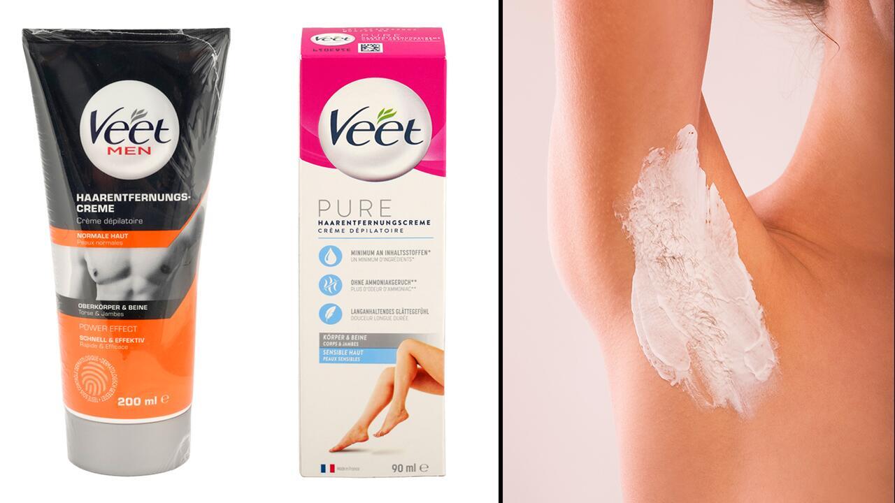 Enthaarungscreme im Test: Bekannte Marke Veet ist Testverlierer