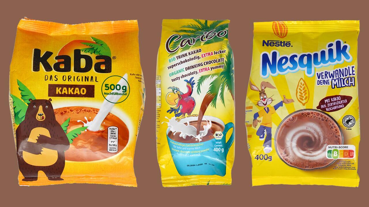 Kakao-Test: Kaba, Nesquik und Caribo Bio sind Testverlierer